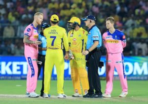 CSK vs RR, Match 25, IPL 2019 | Image Source: BCCI