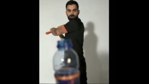 Virat Kohli bottle cap challenge