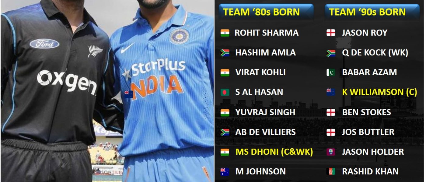 All time strongest ODI team born in 80s and 90s