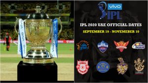 IPL 2020 UAE official dates