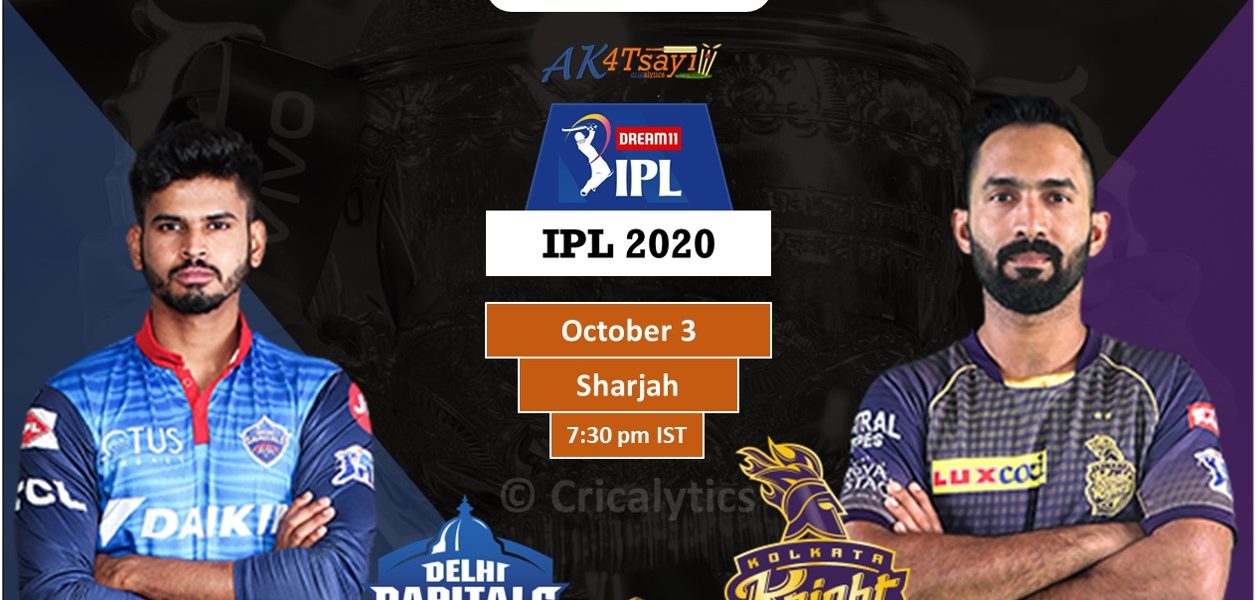 IPL 2020 Match 16 DC vs KKR predicted 11, preview, and top players