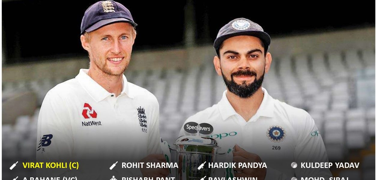 India vs England 2021 team india official test squad for first two tests