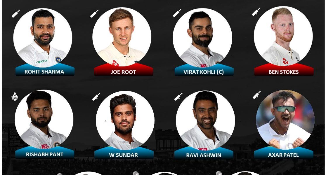 India vs England 2021 combined best 11 of the test series