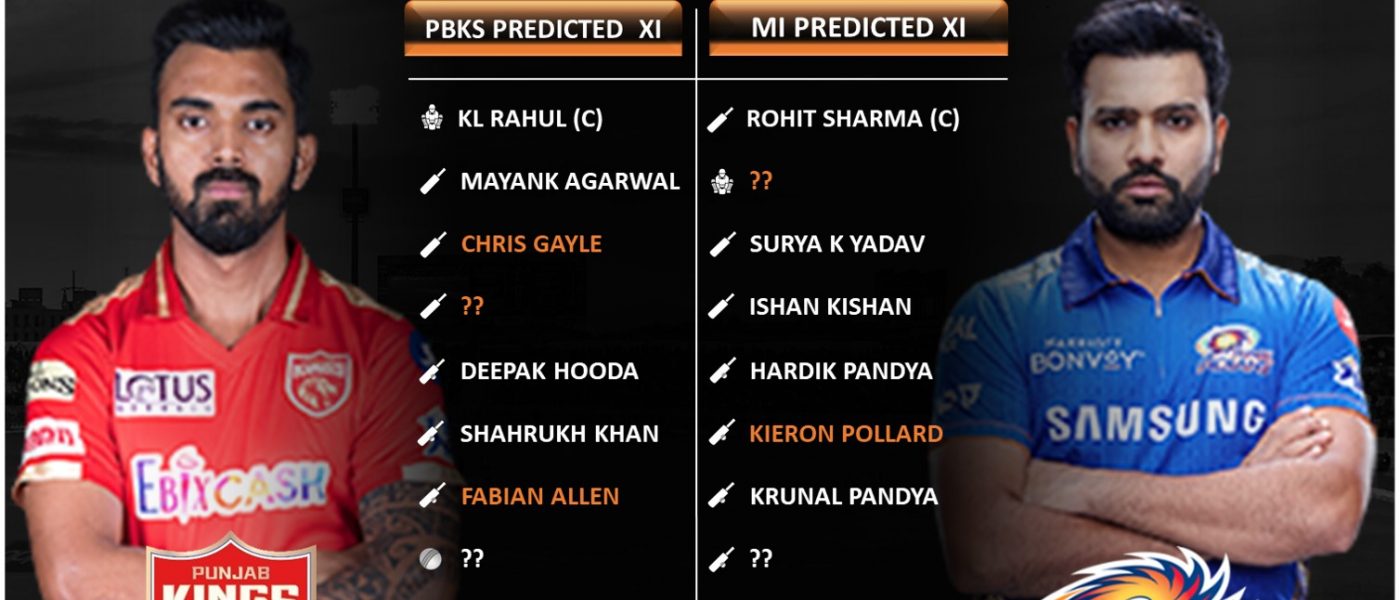 IPL 2021 PBKS vs MI match 17 predicted 11 and key fantasy players