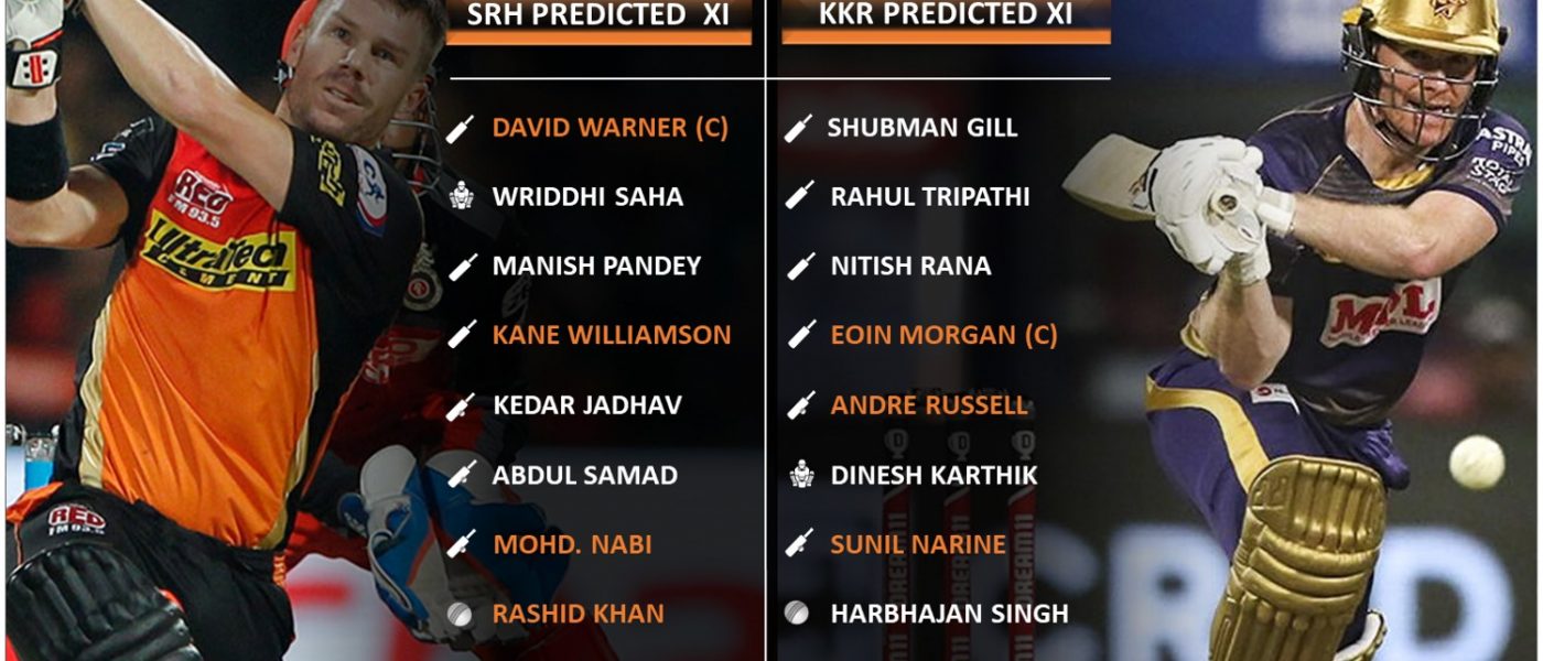 IPL 2021 SRH vs KKR match 3 predicted 11 and top fantasy picks