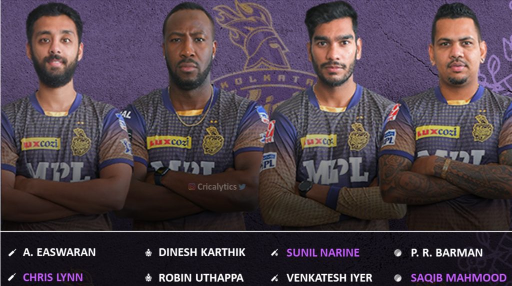 IPL 2022 best predicted squad for Kolkata Knight Riders KKR