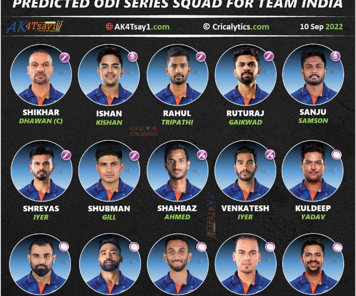 india vs south africa sa 2022 best predicted odi series squad list