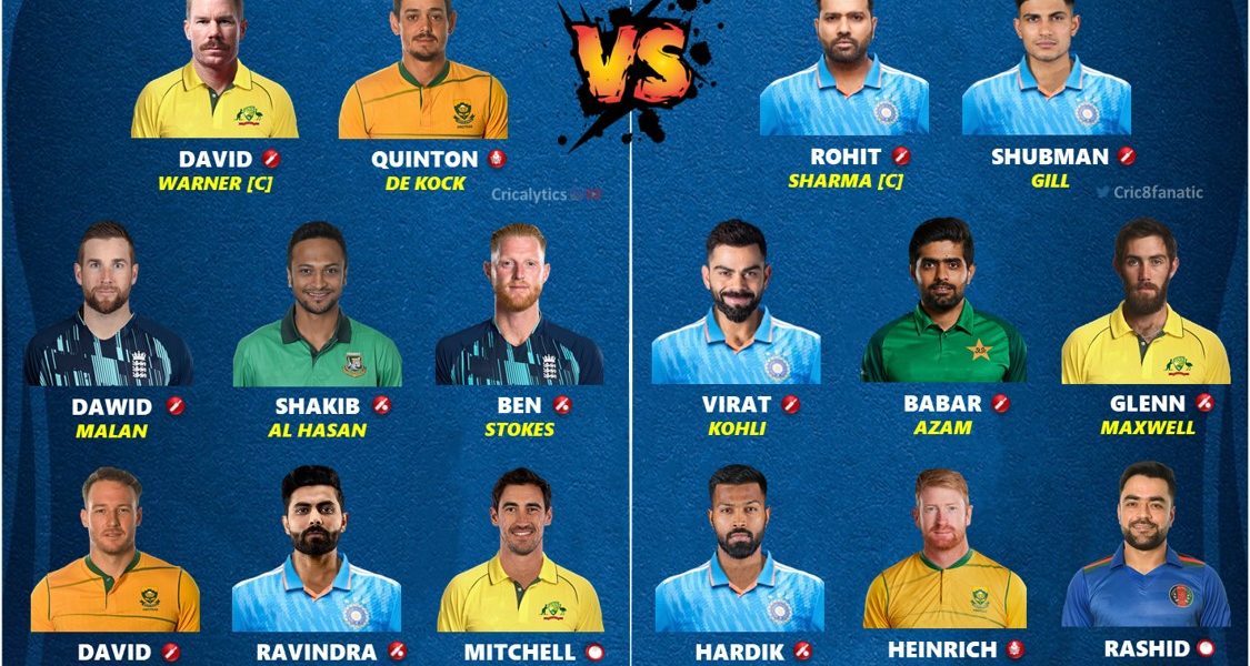 cricket world cup cwc 2023 best left vs right handed players 11