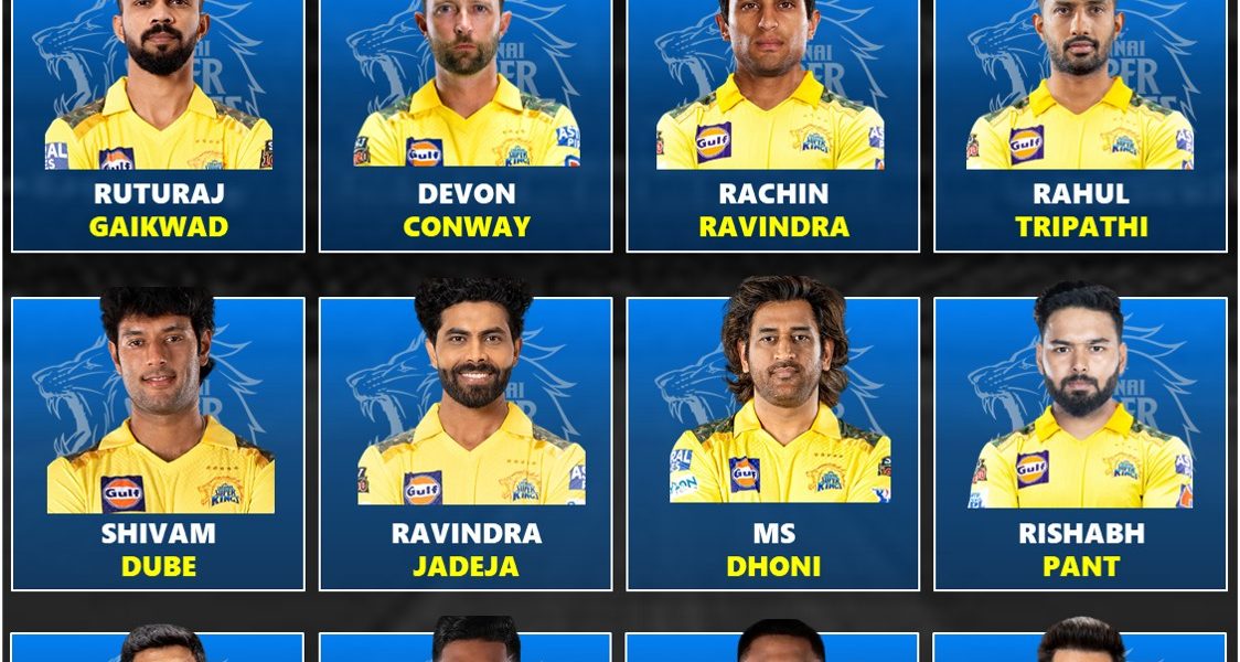 IPL 2025 Chennai Super Kings (CSK) Dream Squad Players List